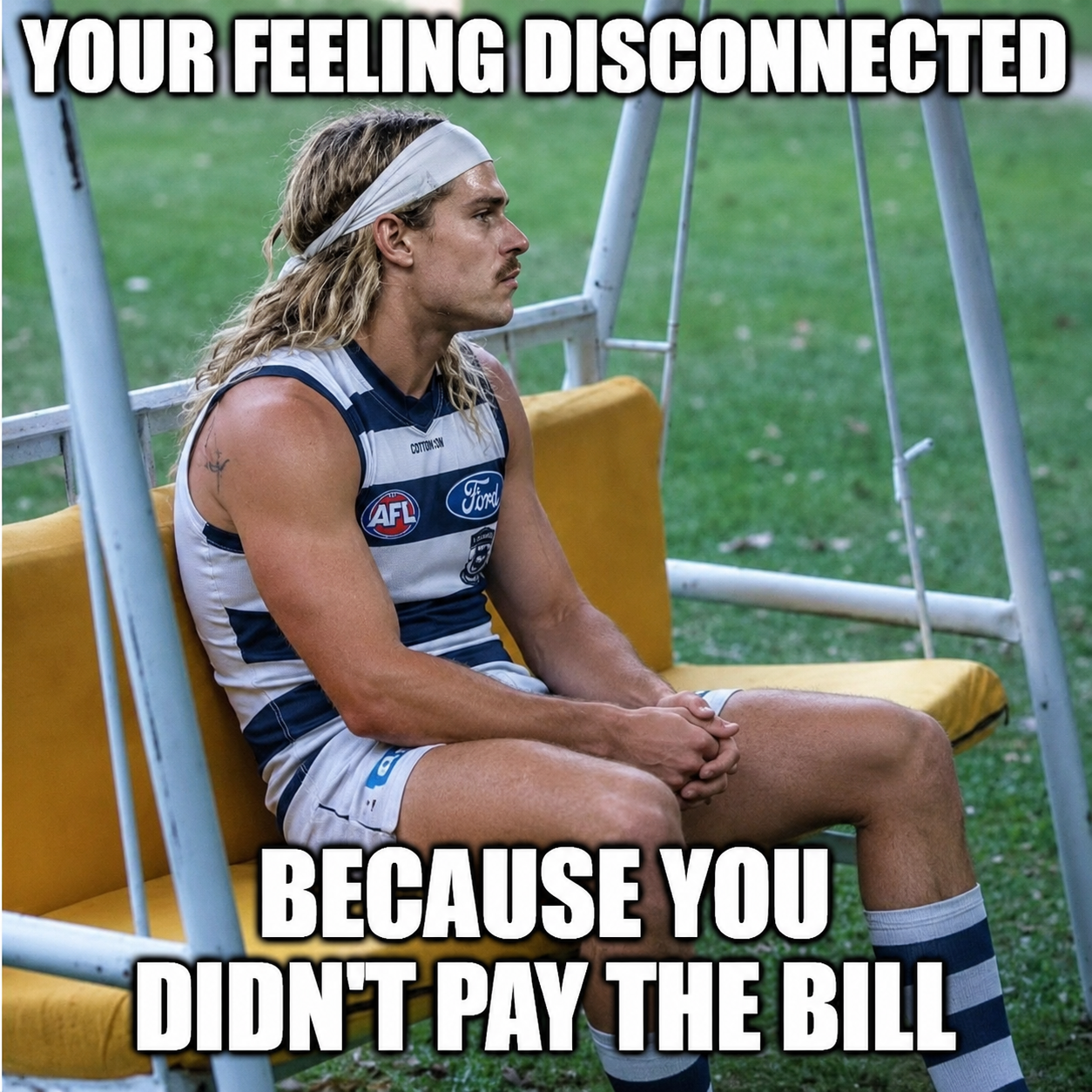 Your feeling disconnected because you didn't pay the bill